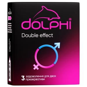 Презервативы Dolphi Double effect №3