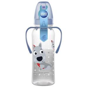 Бутылочка Canpol с рисунком и ручкой BPA 0% коллекция цветная ферма 250 мл