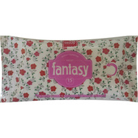 Салфетки влажные FANTASY Beauty с ароматом цветочной свежести №15