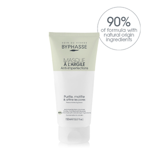 Маска Byphasse глиняная от недостатков для комбинированной и жирной кожи 150 мл