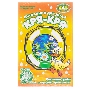 Фитованна №4 Кря-Кря череда и ромашка ф/п 30г№3 Ключи Здоровья