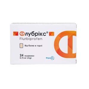 Флубрикс леденцы по 8.75 мг 24 шт. (12х2)