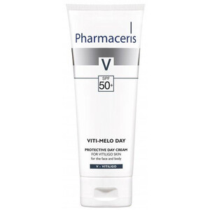 Крем Pharmaceris V Viti-Melo захисний для шкіри обличчя та тіла з вітіліго денний SPF50+ 75мл