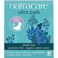Natracare прокладки ультратонкие гигиенические Long №10 арт.3104