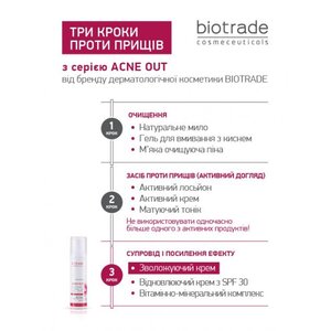 Крем Biotrade ACNE OUT Гидроактив против угревой сыпи 60 мл