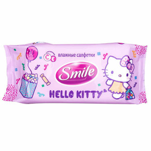 Салфетки влажные Smile Hello Kitty №60