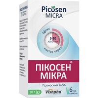 Пікосен мікра гель 0.12 г/10 г мікроклізму в тубах-канюлях по 10 г 6 шт