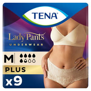 Урологические трусы TENA Lady Pants Plus M №9 для женщин (creme)