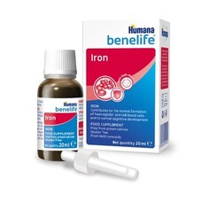 Humana Benelife Бенелайф Бісгліцинат заліза краплі 20мл у фл.