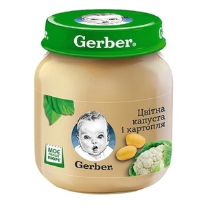 Пюре Gerber Цветная капуста и картофель 130 г