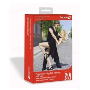 Чулки LAUMA компр. с резинк. б/мыска р.5К натур. 2 кл. компр. AG307