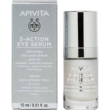 Сыворотка Apivita Интенсивный уход 5 в 1 для кожи вокруг глаз 5-action Eye Serum 15 мл Сыворотка Apivita Интенсивный уход 5 в 1 для кожи вокруг глаз 5-action Eye Serum 15 мл