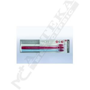 Набір Swissdent Profi зубні щітки дуже мякі біла, рожева, світло-блакитна