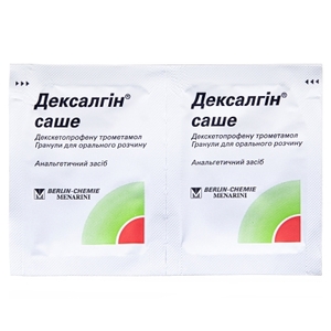Дексалгин саше гранулы по 25 мг в пакетиках 10 шт.