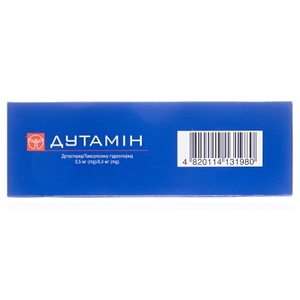 Дутамин капсулы по 0.5 мг/0.4 мг 30 шт. (6х5)