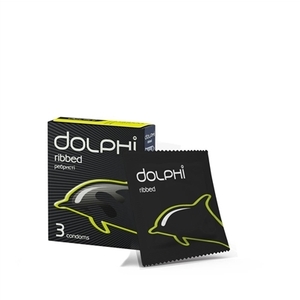 Презервативи Dolphi ребристі №3