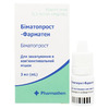 Біматопрост-Фарматен краплі очні 0,3мг/мл 3мл №1 фл.-крап.