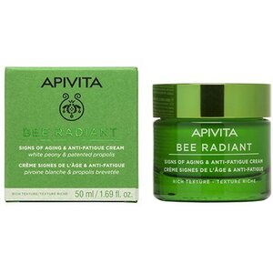 Крем Apivita Би Рейдиент насыщенной структуры от признаков старения и усталости кожи лица 50 мл