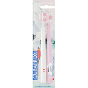 Зубная щетка Curaprox Набор Duo Winter Special Edition pink ультрамягк. №2