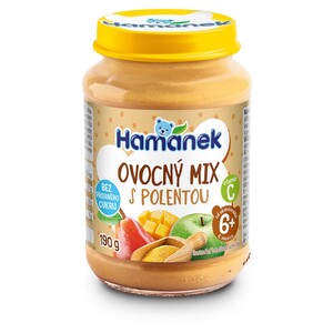 Пюре Hamanek Фруктовий микс с кукурузной кашей 190г