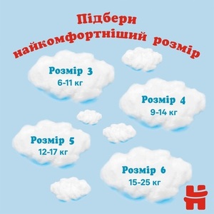 Підгузники-трусики Хаггіс для хлопчиків 5 (12-17 кг) №34