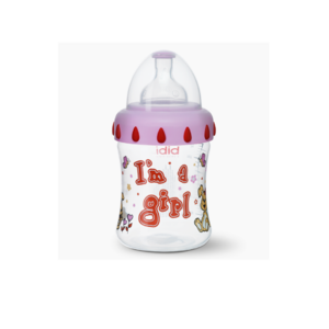 Бутылочка Bibi 110204 с широким горлышком Im a girl 250 мл