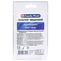 Лейкопластир FP Family Plast мед. ткан. осн. 6см*10см №1