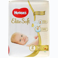 Підгузники Хаггіс Elite Soft/Extra Care 2, №1 (58)