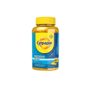 Супрадин Умняшки жевательные пастилки №30