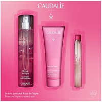 Набор Caudalie 2814-1 Rose de Vigne 2022 (Туал вода 10мл+Гель д/душа 50мл+Туал вода 50мл)