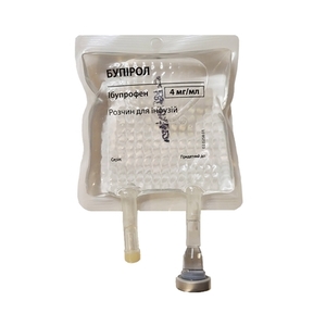Бупирол раствор для инфузий 4 мг/мл по 100 мл в контейнере