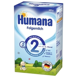 Суміш Humana-2 з пребіотиками (ГОС) LC PUFA и нуклеотидами молочна 600 г