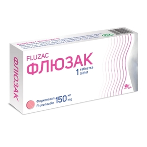 Флюзак таблетки по 150 мг 1 шт.