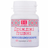 Дрожжи пивные иммуностимулирующие Фармаком 0,5г №100