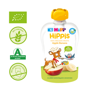 Пюре HiPP 8573 фруктовое Яблоко-банан 100г