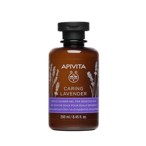 Гель Apivita CARING LAVENDER для душа нежный для чувствительной кожи 250 мл