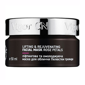 Маска Vigor Лепестки розы Лифтинговая и омолаживающая для лица 50мл
