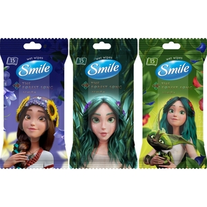 Салфетки влажные Smile Mavka Mix №15