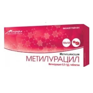 Метилурацил табл. 0,5г №100