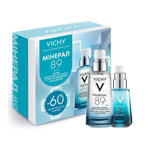 Набор Vichy Минерал 89 (Гель-бустер 50 мл + гель для увлажнения кожи навк. глаз 15 мл)