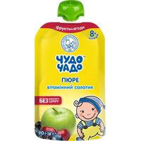 Пюре Чудо-чадо Витаминный салатик с вит.С 90г (пауч)