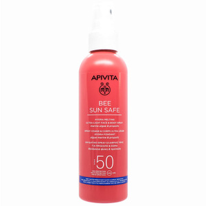 Спрей Apivita Bee Sun Safe солнцезащитный для лица и тела SPF50 200мл