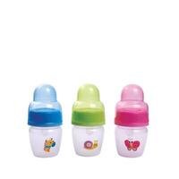 Бутылочка Lindo круглая с силиконовой соской от 0 мес. 40 мл