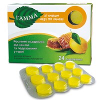 Гамма льодяники (мед-лимон) №24