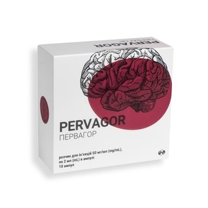 Первагор розчин для інєкцій 50 мг/мл в ампулах по 2 мл 10 шт. (5х2)