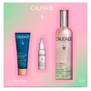 Набір Caudalie 2839 Beauty Elixir 2022 (Еліксир-вода для краси обличчя 100мл Vinoperfect сяюча сироватка для корекції кольору обличчя 10мл Vinergetic C+ Маска Детокс 15мл)