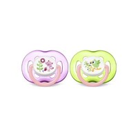 Пустышка Avent 186/25 силиконовая, девочка 18+ мес 2шт