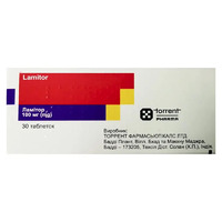 Ламитор таблетки по 100 мг 30 шт.