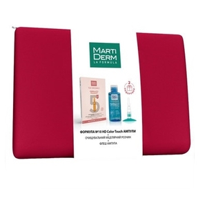 Набор МартиДерм формула №10 HD Color Touch SPF30 (5амп*2мл+Миц р-р 3в1 75мл+ФлешФормула 1амп*2мл)