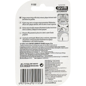 Зубна нитка GUM Dental Floss вощена 55 м